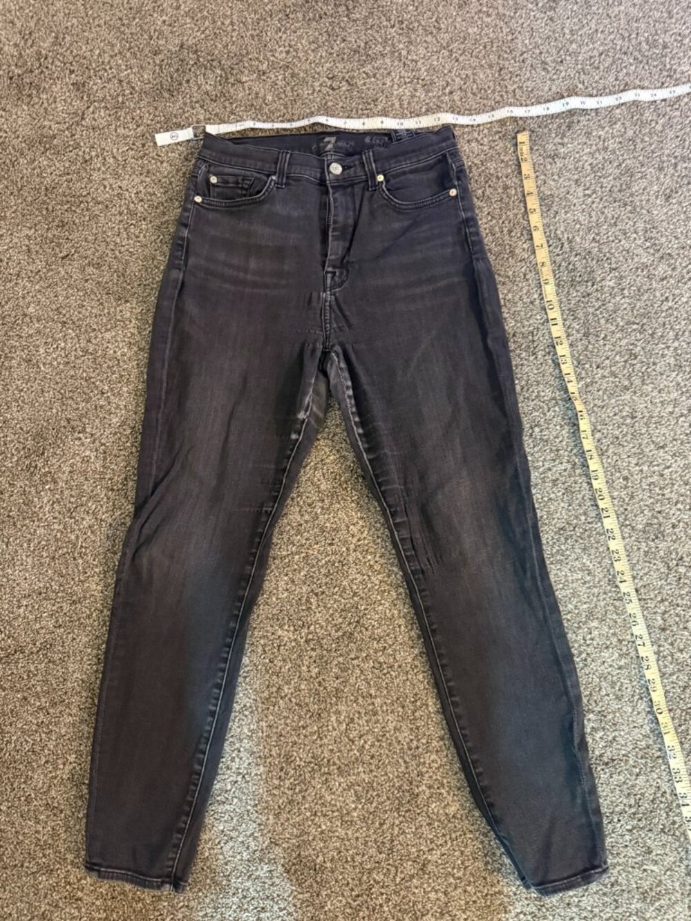XOXO Womens Juniors Size 11 Dark Wash Skinny Stretch Denim Pants Jeans